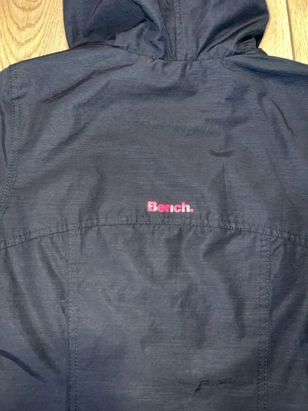 Bench Black Double Zip Hooded Rain Jacket - Picture 10 of 16